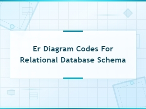 Er Diagram Codes for Relational Database Schema Design