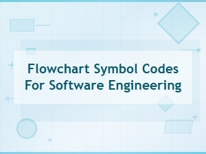 Flowchart Symbol Codes for Software Engineering Diagrams